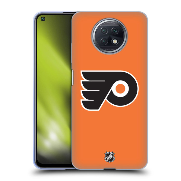 NHL Philadelphia Flyers Plain Soft Gel Case for Xiaomi Redmi Note 9T 5G