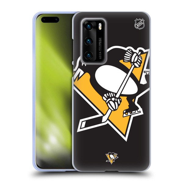 NHL Pittsburgh Penguins Oversized Soft Gel Case for Huawei P40 5G