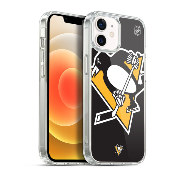 NHL Pittsburgh Penguins Oversized Soft Gel Case for Apple iPhone 12 / iPhone 12 Pro & MagSafe