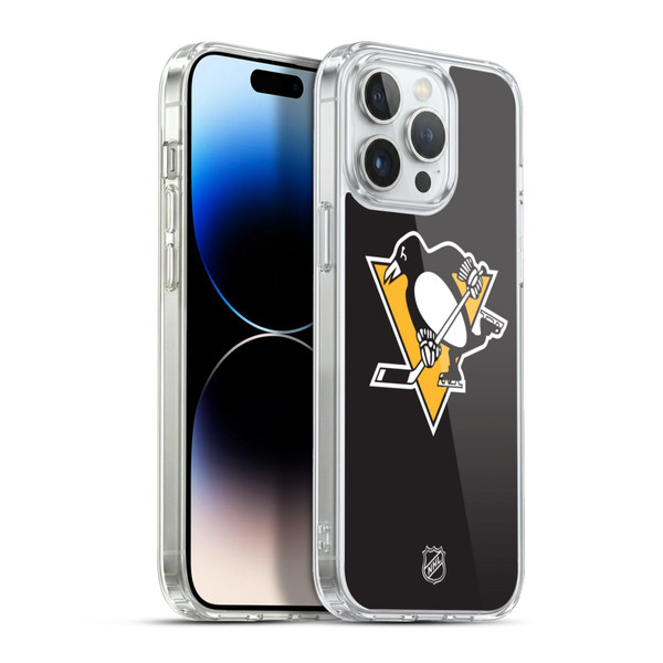 NHL Pittsburgh Penguins Plain Soft Gel Case for Apple iPhone 13 Pro Max & MagSafe
