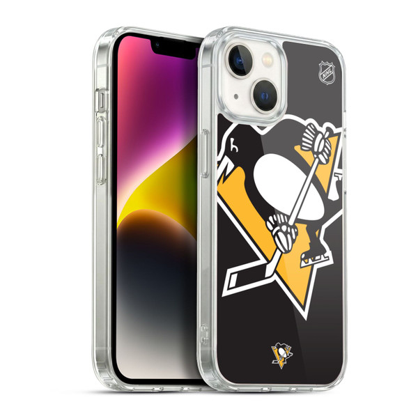NHL Pittsburgh Penguins Oversized Soft Gel Case for Apple iPhone 14