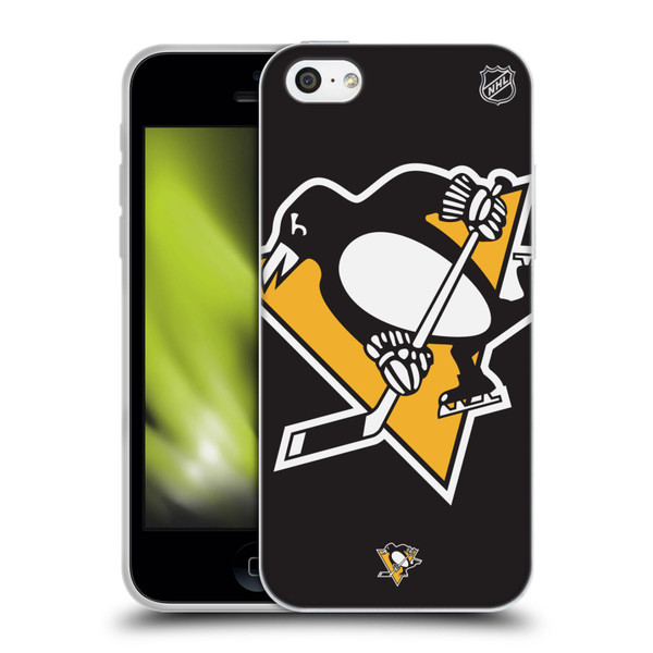 NHL Pittsburgh Penguins Oversized Soft Gel Case for Apple iPhone 5c