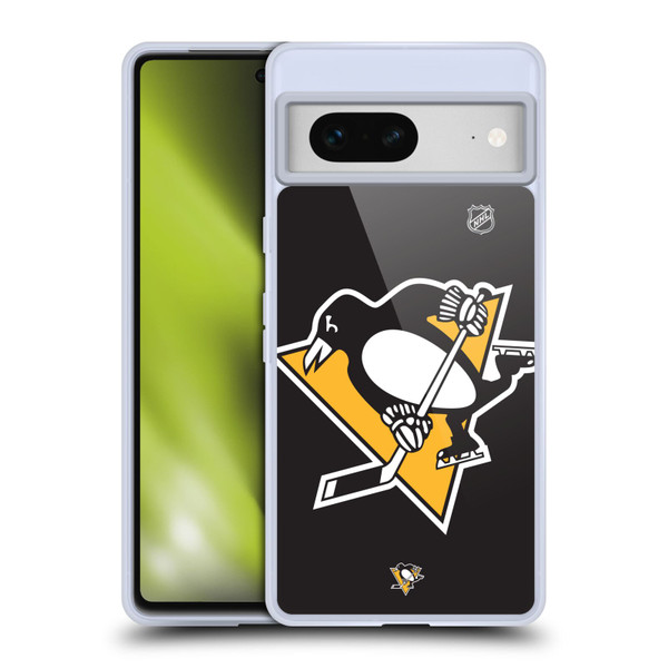NHL Pittsburgh Penguins Oversized Soft Gel Case for Google Pixel 7