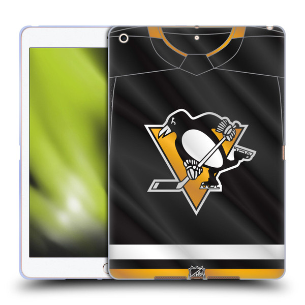 NHL Pittsburgh Penguins Jersey Soft Gel Case for Apple iPad 10.2 2019/2020/2021