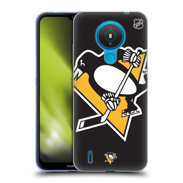 NHL Pittsburgh Penguins Oversized Soft Gel Case for Nokia 1.4