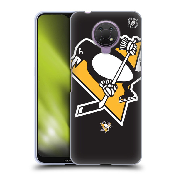 NHL Pittsburgh Penguins Oversized Soft Gel Case for Nokia G10