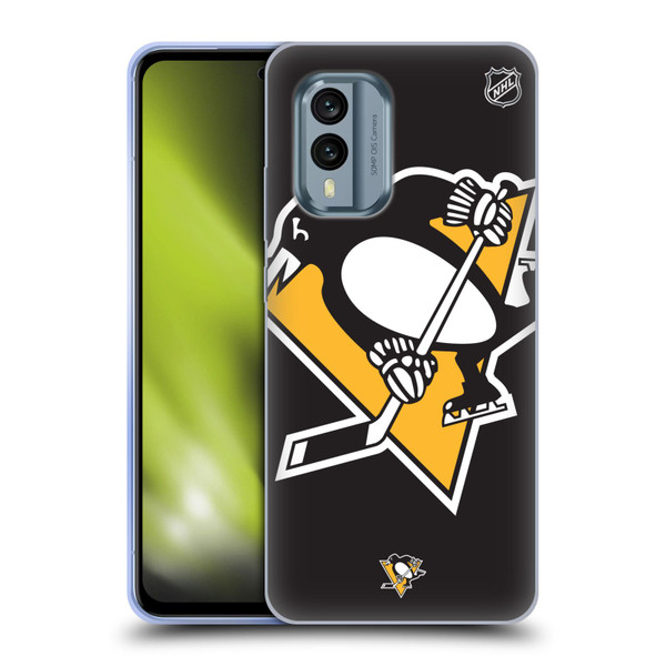 NHL Pittsburgh Penguins Oversized Soft Gel Case for Nokia X30