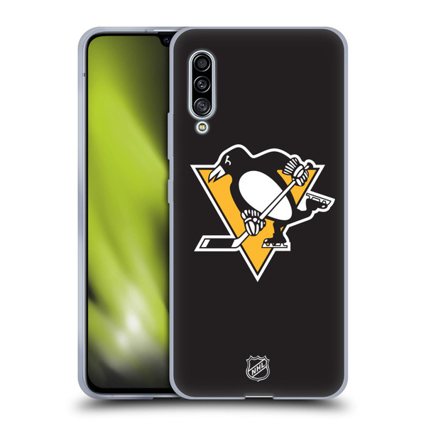 NHL Pittsburgh Penguins Plain Soft Gel Case for Samsung Galaxy A90 5G (2019)