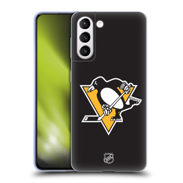 NHL Pittsburgh Penguins Plain Soft Gel Case for Samsung Galaxy S21+ 5G