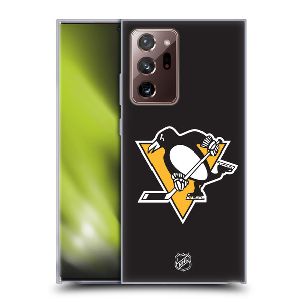 NHL Pittsburgh Penguins Plain Soft Gel Case for Samsung Galaxy Note20 Ultra / 5G