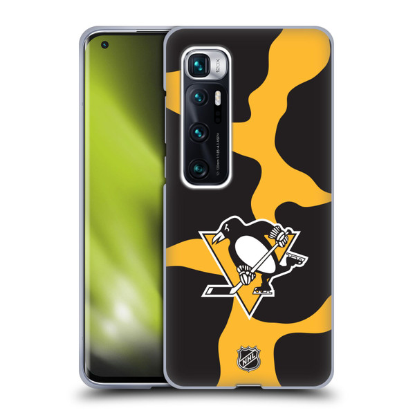 NHL Pittsburgh Penguins Cow Pattern Soft Gel Case for Xiaomi Mi 10 Ultra 5G