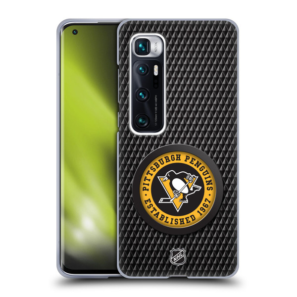 NHL Pittsburgh Penguins Puck Texture Soft Gel Case for Xiaomi Mi 10 Ultra 5G