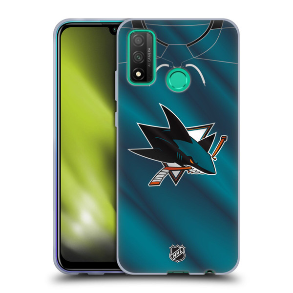 NHL San Jose Sharks Jersey Soft Gel Case for Huawei P Smart (2020)