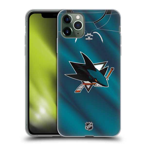 NHL San Jose Sharks Jersey Soft Gel Case for Apple iPhone 11 Pro Max