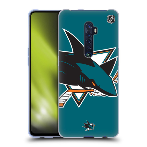 NHL San Jose Sharks Oversized Soft Gel Case for OPPO Reno 2