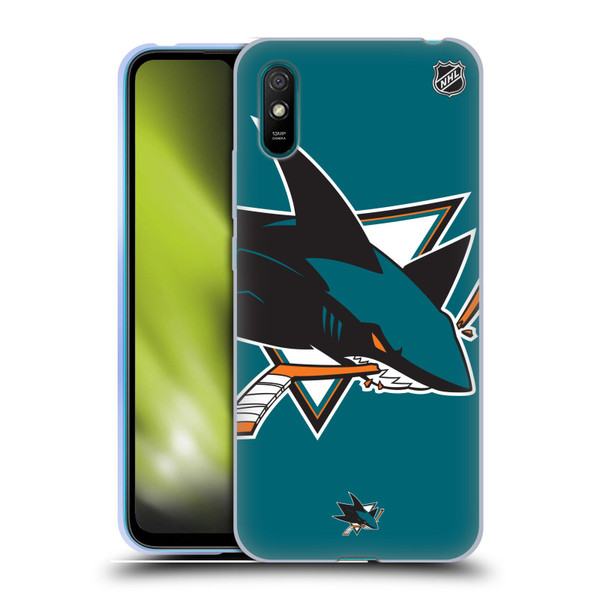 NHL San Jose Sharks Oversized Soft Gel Case for Xiaomi Redmi 9A / Redmi 9AT