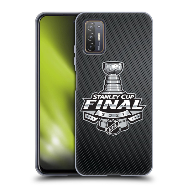 NHL 2021 Stanley Cup Final Stripes Soft Gel Case for HTC Desire 21 Pro 5G