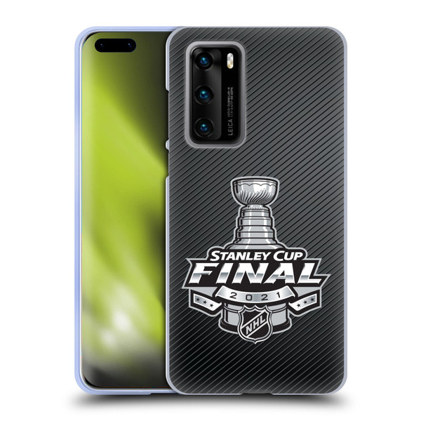 NHL 2021 Stanley Cup Final Stripes Soft Gel Case for Huawei P40 5G
