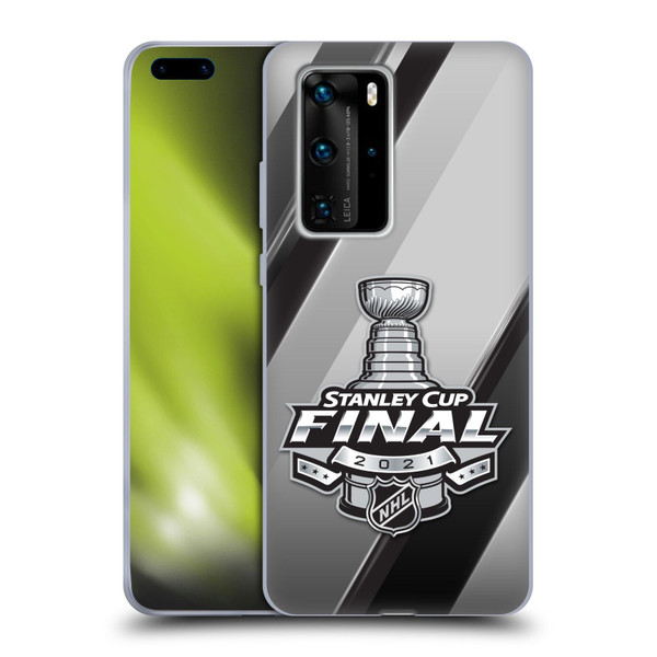 NHL 2021 Stanley Cup Final Stripes 2 Soft Gel Case for Huawei P40 Pro / P40 Pro Plus 5G