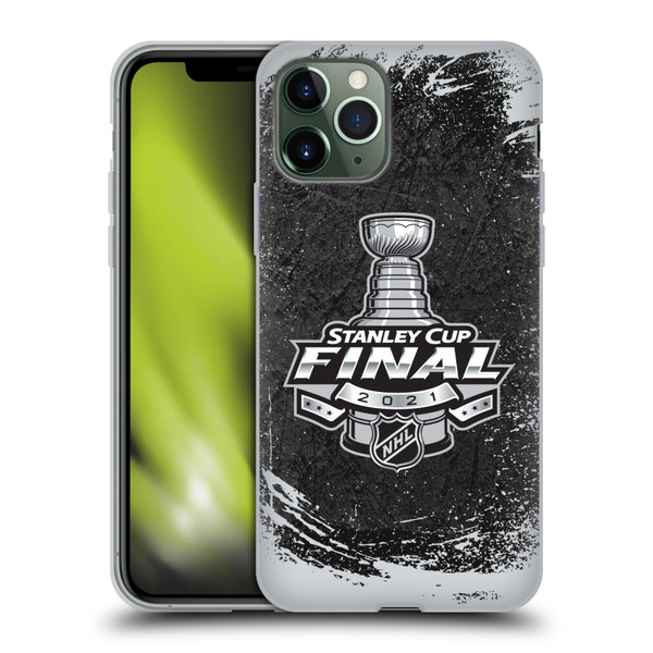 NHL 2021 Stanley Cup Final Distressed Soft Gel Case for Apple iPhone 11 Pro