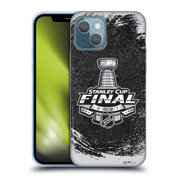 NHL 2021 Stanley Cup Final Distressed Soft Gel Case for Apple iPhone 13