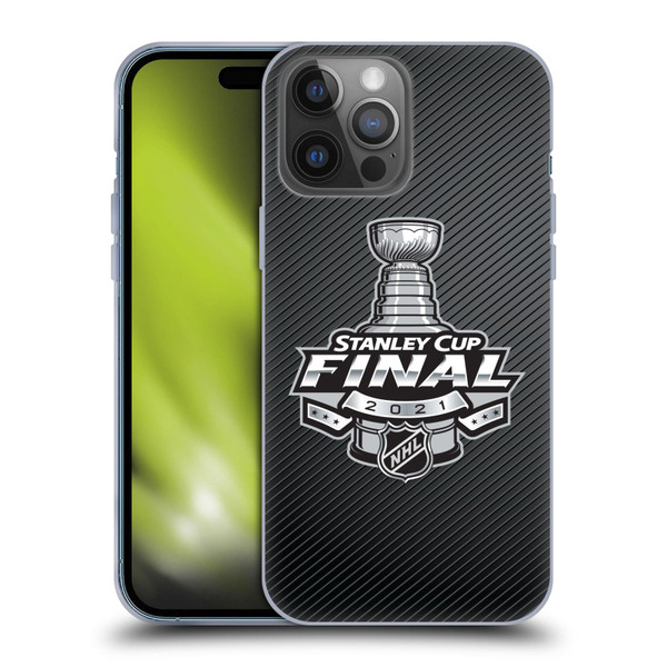NHL 2021 Stanley Cup Final Stripes Soft Gel Case for Apple iPhone 14 Pro Max