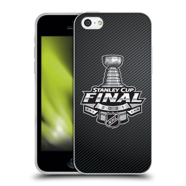 NHL 2021 Stanley Cup Final Stripes Soft Gel Case for Apple iPhone 5c