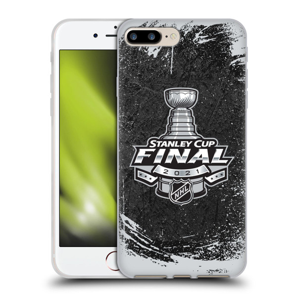 NHL 2021 Stanley Cup Final Distressed Soft Gel Case for Apple iPhone 7 Plus / iPhone 8 Plus