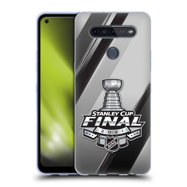 NHL 2021 Stanley Cup Final Stripes 2 Soft Gel Case for LG K51S