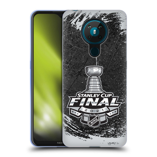 NHL 2021 Stanley Cup Final Distressed Soft Gel Case for Nokia 5.3