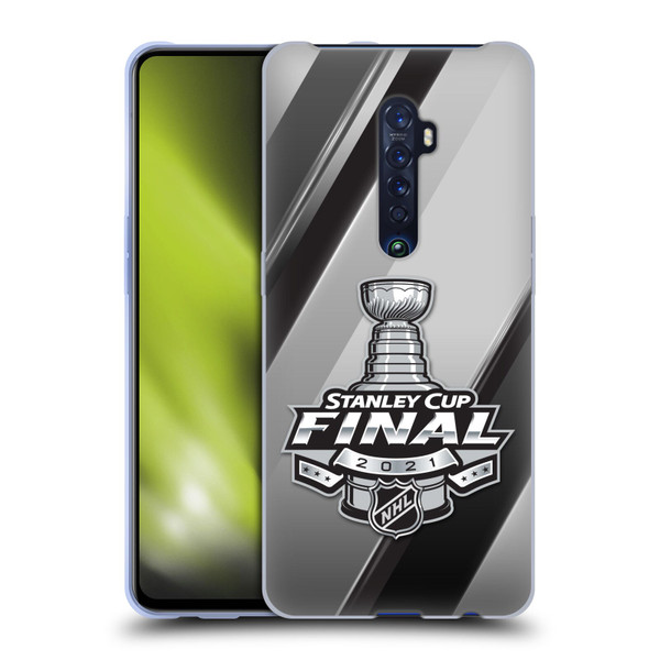 NHL 2021 Stanley Cup Final Stripes 2 Soft Gel Case for OPPO Reno 2