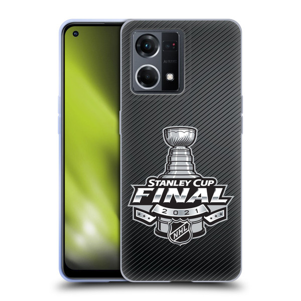 NHL 2021 Stanley Cup Final Stripes Soft Gel Case for OPPO Reno8 4G