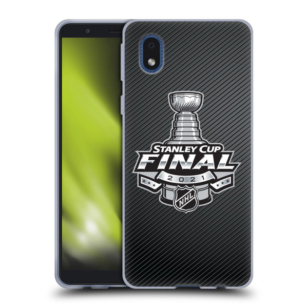 NHL 2021 Stanley Cup Final Stripes Soft Gel Case for Samsung Galaxy A01 Core (2020)