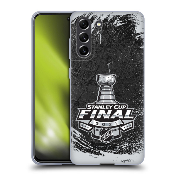 NHL 2021 Stanley Cup Final Distressed Soft Gel Case for Samsung Galaxy S21 FE 5G