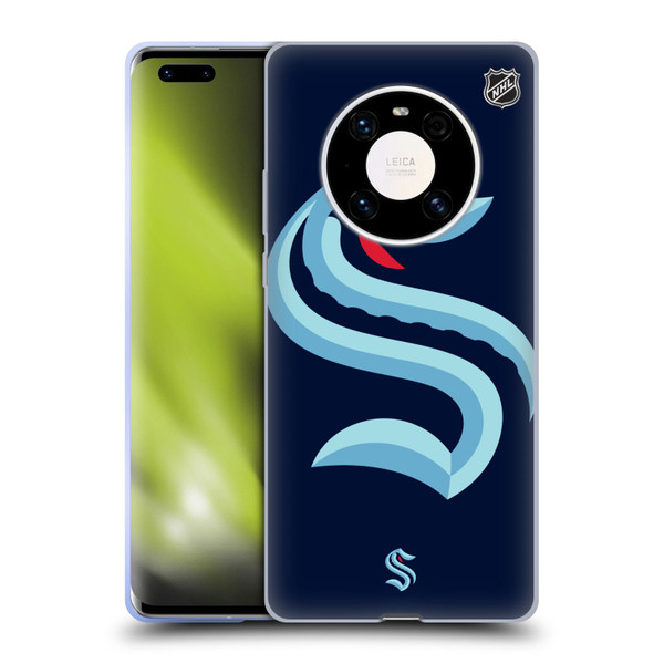 NHL Seattle Kraken Oversized Soft Gel Case for Huawei Mate 40 Pro 5G