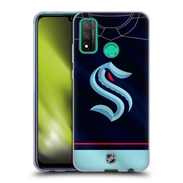 NHL Seattle Kraken Jersey Soft Gel Case for Huawei P Smart (2020)