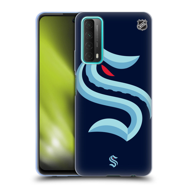 NHL Seattle Kraken Oversized Soft Gel Case for Huawei P Smart (2021)