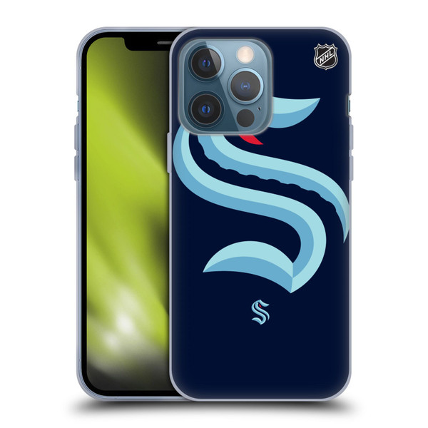 NHL Seattle Kraken Oversized Soft Gel Case for Apple iPhone 13 Pro