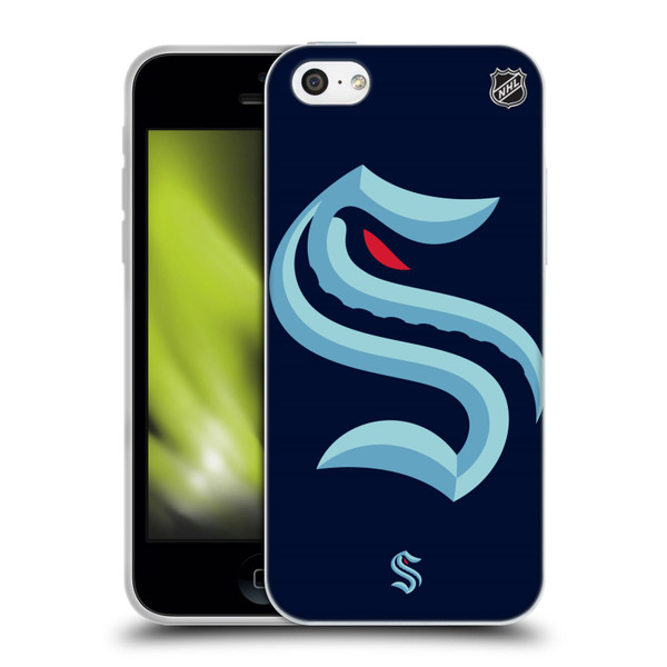 NHL Seattle Kraken Oversized Soft Gel Case for Apple iPhone 5c