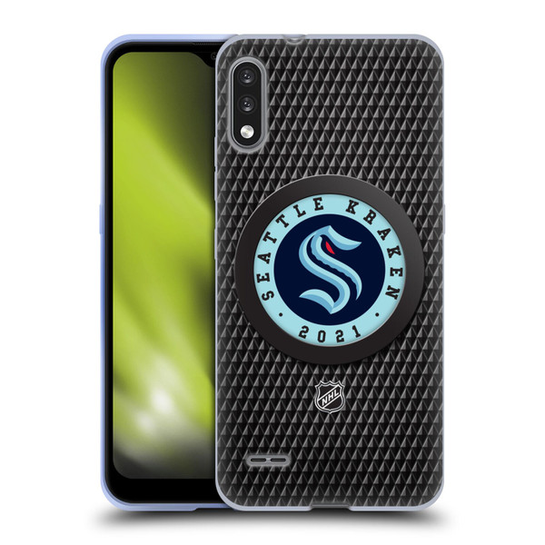 NHL Seattle Kraken Puck Texture Soft Gel Case for LG K22