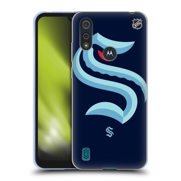 NHL Seattle Kraken Oversized Soft Gel Case for Motorola Moto E6s (2020)
