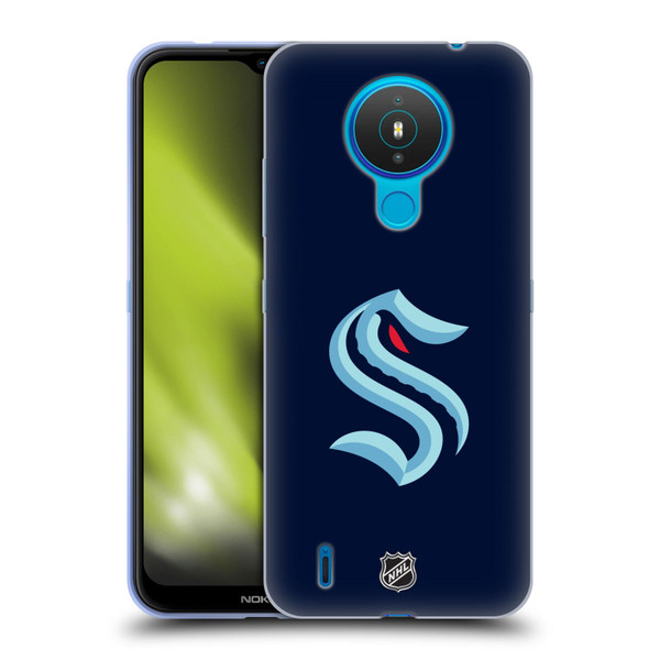 NHL Seattle Kraken Plain Soft Gel Case for Nokia 1.4