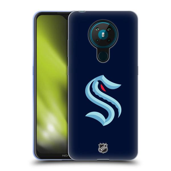 NHL Seattle Kraken Plain Soft Gel Case for Nokia 5.3