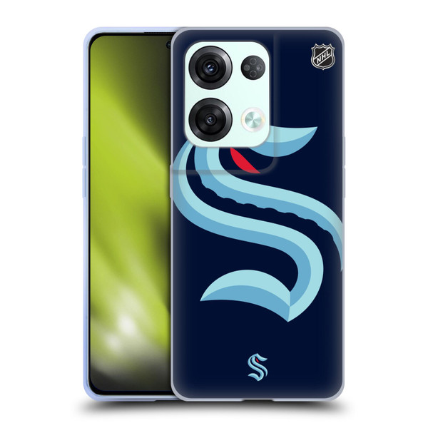 NHL Seattle Kraken Oversized Soft Gel Case for OPPO Reno8 Pro