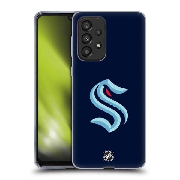 NHL Seattle Kraken Plain Soft Gel Case for Samsung Galaxy A33 5G (2022)