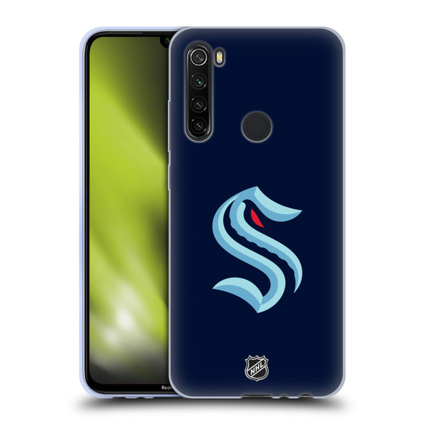 NHL Seattle Kraken Plain Soft Gel Case for Xiaomi Redmi Note 8T