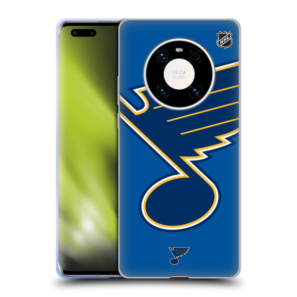 NHL St Louis Blues Oversized Soft Gel Case for Huawei Mate 40 Pro 5G