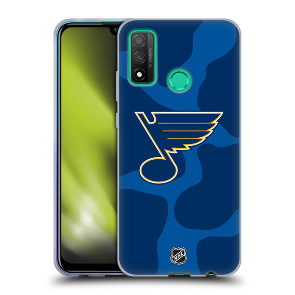 NHL St Louis Blues Cow Pattern Soft Gel Case for Huawei P Smart (2020)