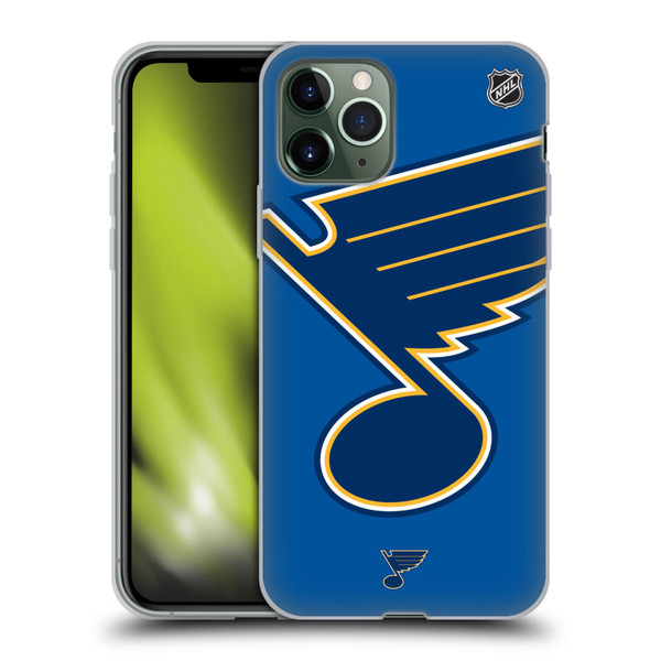 NHL St Louis Blues Oversized Soft Gel Case for Apple iPhone 11 Pro & MagSafe