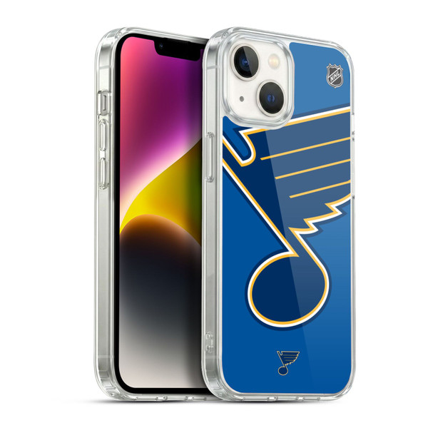 NHL St Louis Blues Oversized Soft Gel Case for Apple iPhone 14